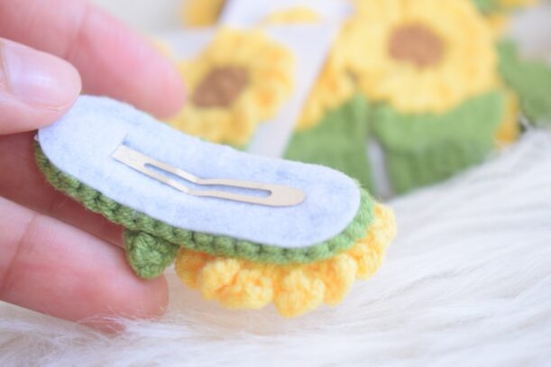 Sandy | Barrette cheveux tournesol – Image 3