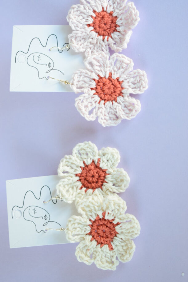 Warda | Boucles d'oreilles fleurs – Image 5
