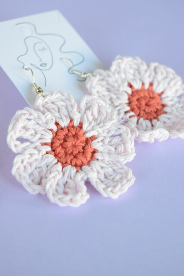 Warda | Boucles d'oreilles fleurs – Image 4