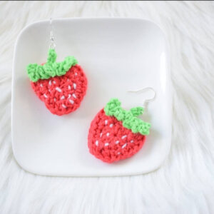 RU | Boucles d'oreilles fraise 🍓
