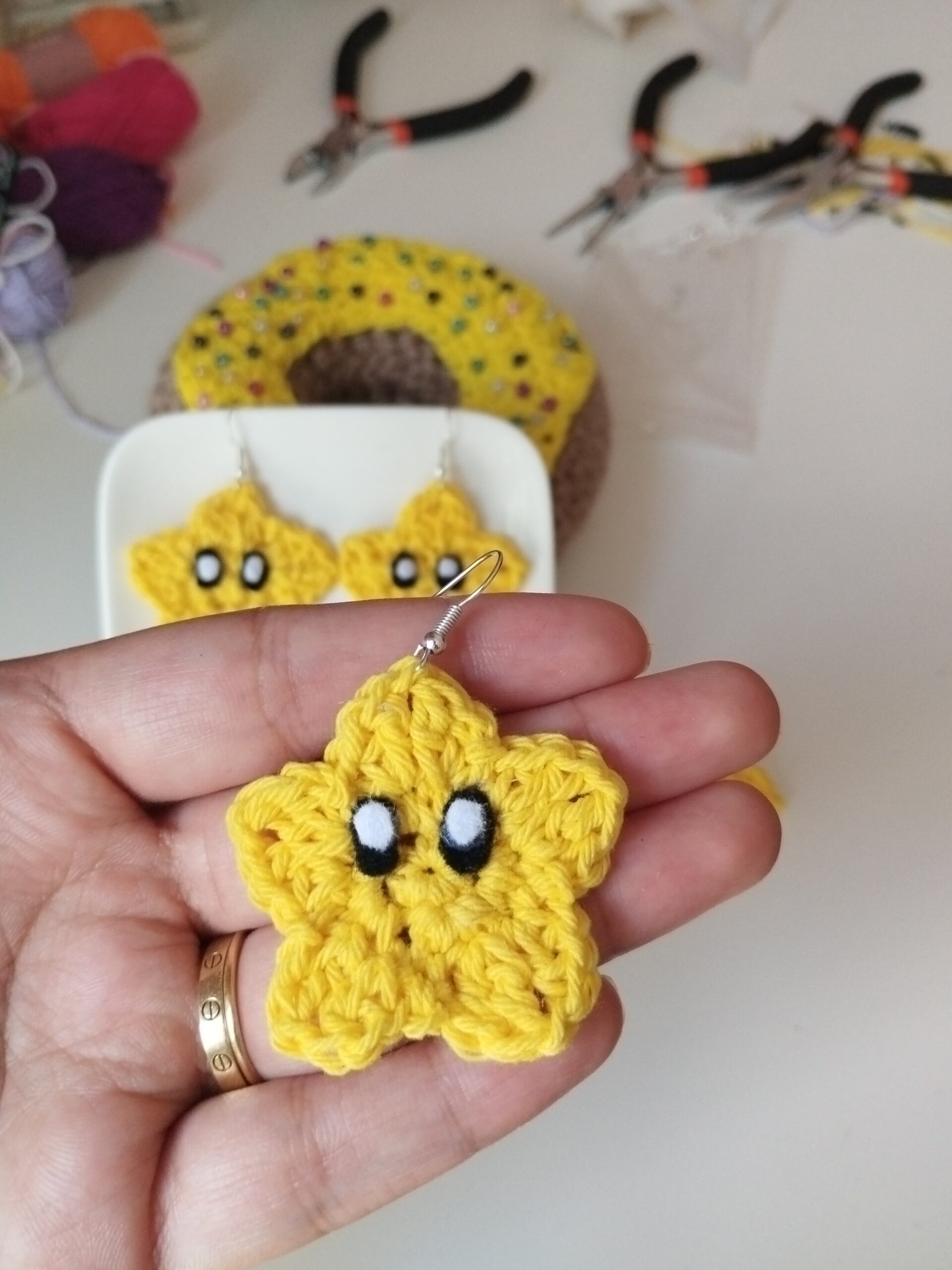 Starman | Boucles d'oreilles mario star