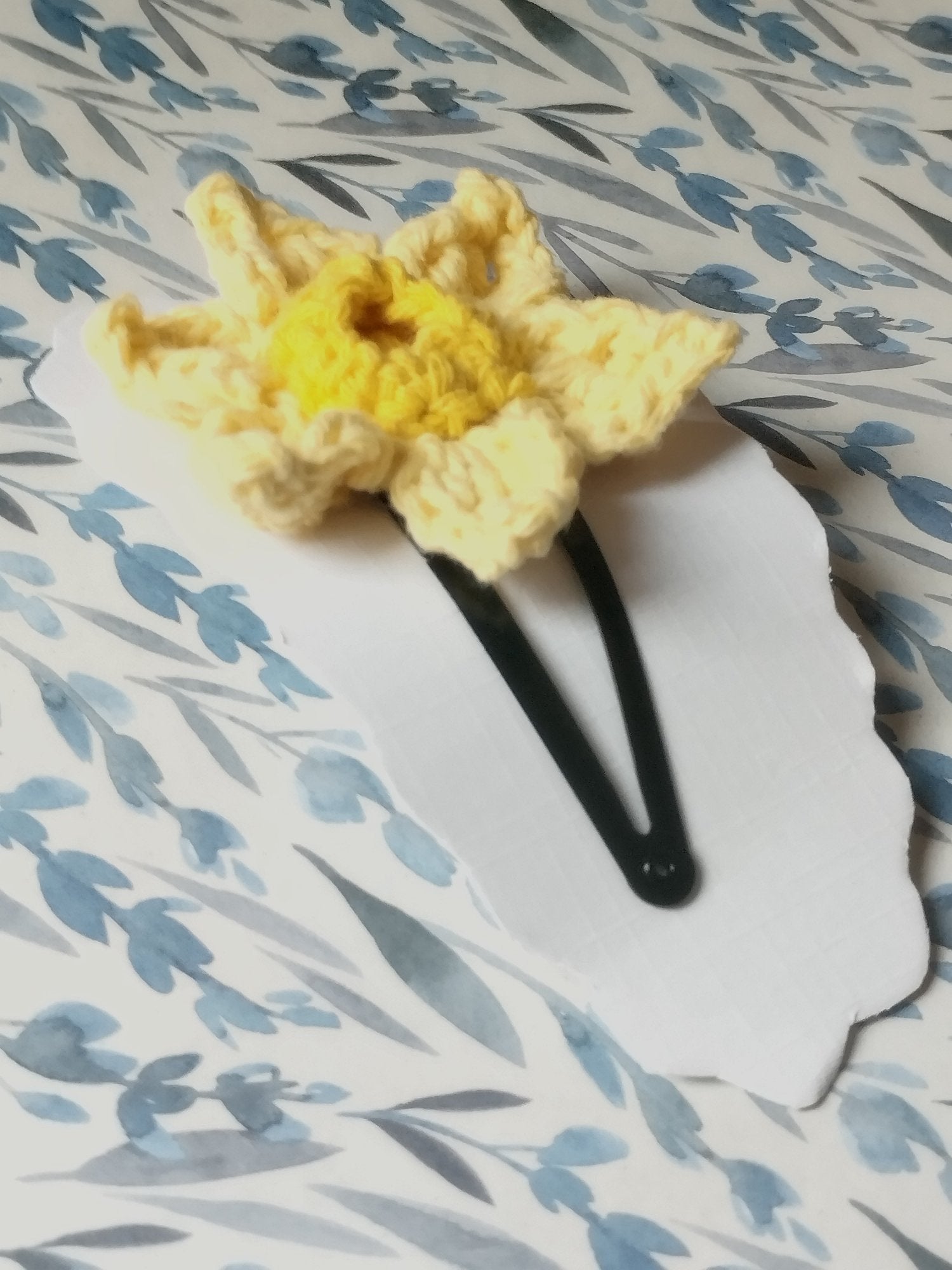 Jona | barrette fleur jonquille – Image 4