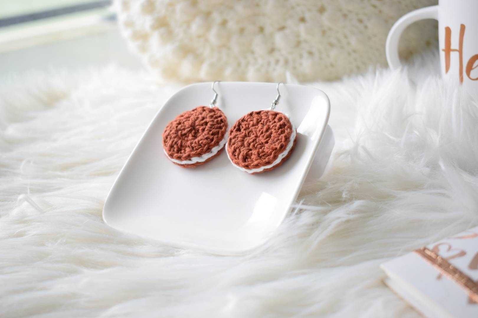 AYLA| Boucles d'oreilles biscuit