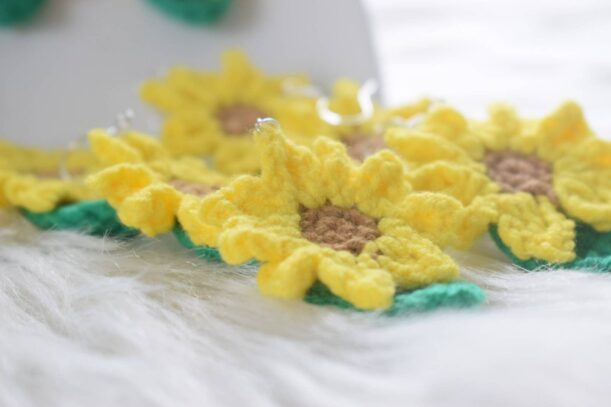 SUN | Boucles d'oreilles tournesol – Image 4