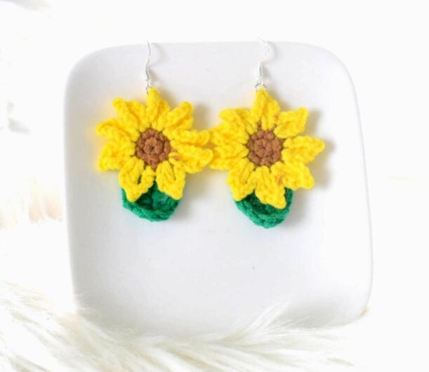 SUN | Boucles d'oreilles tournesol – Image 8