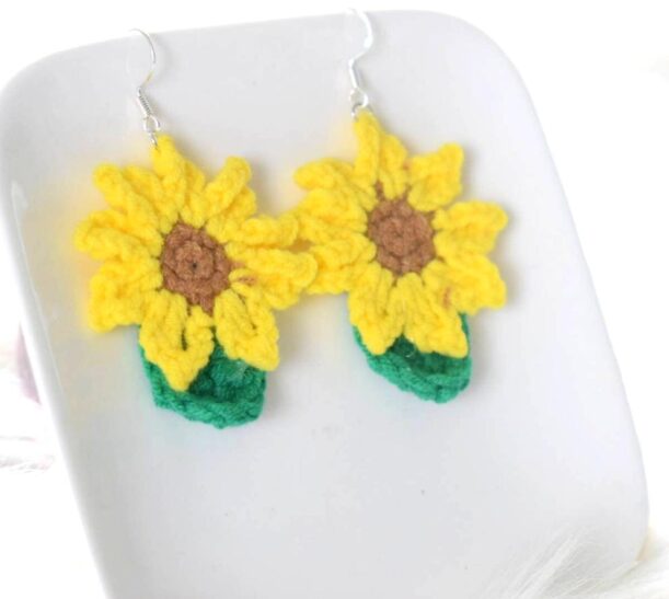 SUN | Boucles d'oreilles tournesol – Image 7