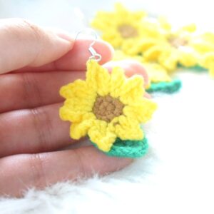 SUN | Boucles d'oreilles tournesol