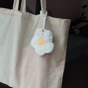 Rosa | Bag charm fleur