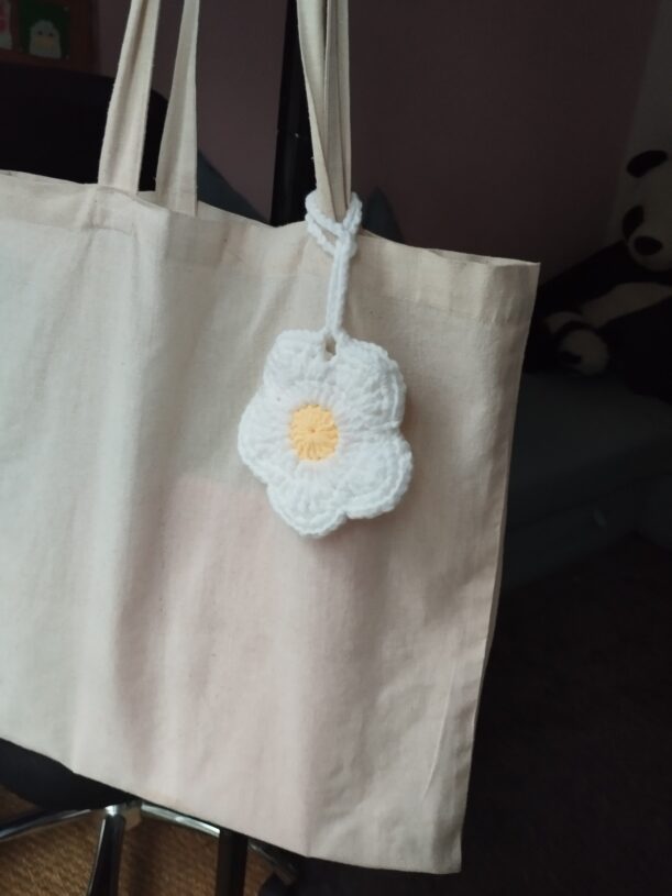Rosa | Bag charm fleur