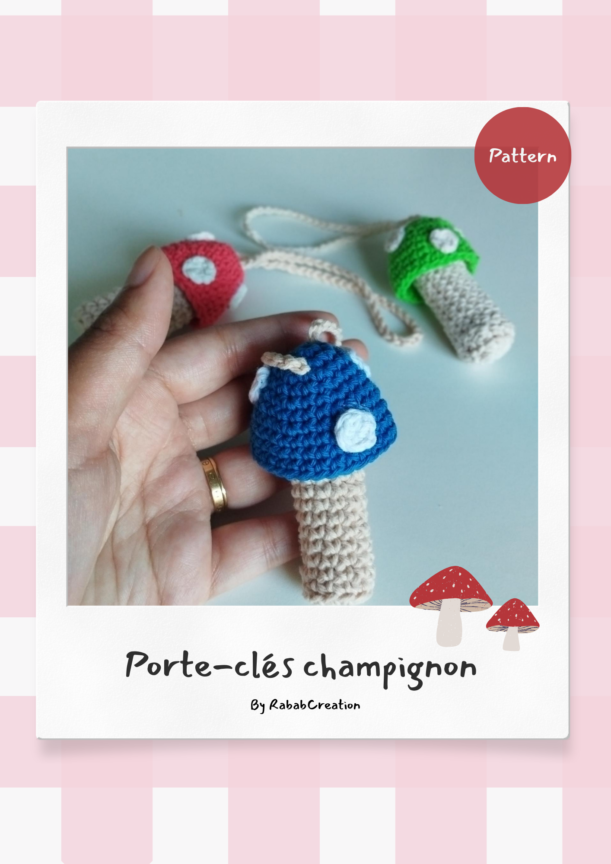 Patron | Bag charm champignon 🍄