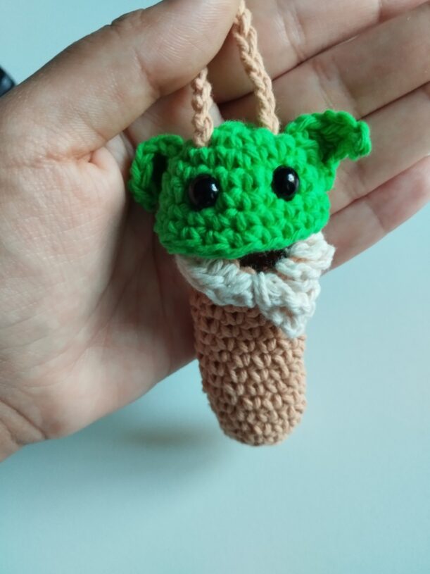 Grougu | Porte baume à lèvres baby yoda – Image 3