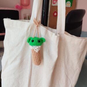 Grougu | Porte baume à lèvres baby yoda