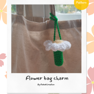 Patron | Bag charm fleur