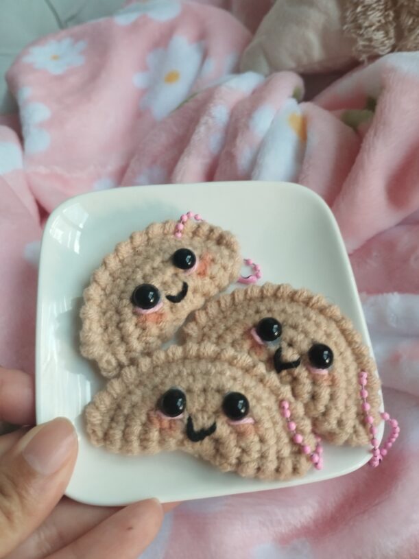 Gy | mini Gyoza kawaii au crochet 🥟