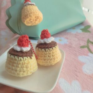 Pudy| Pudding kawaii au crochet 🍮