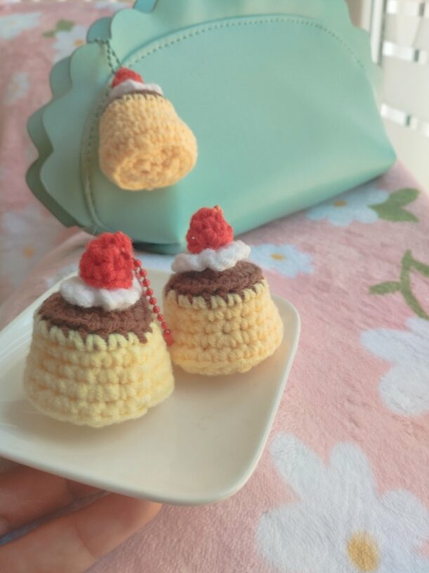 Pudy| Pudding kawaii au crochet 🍮